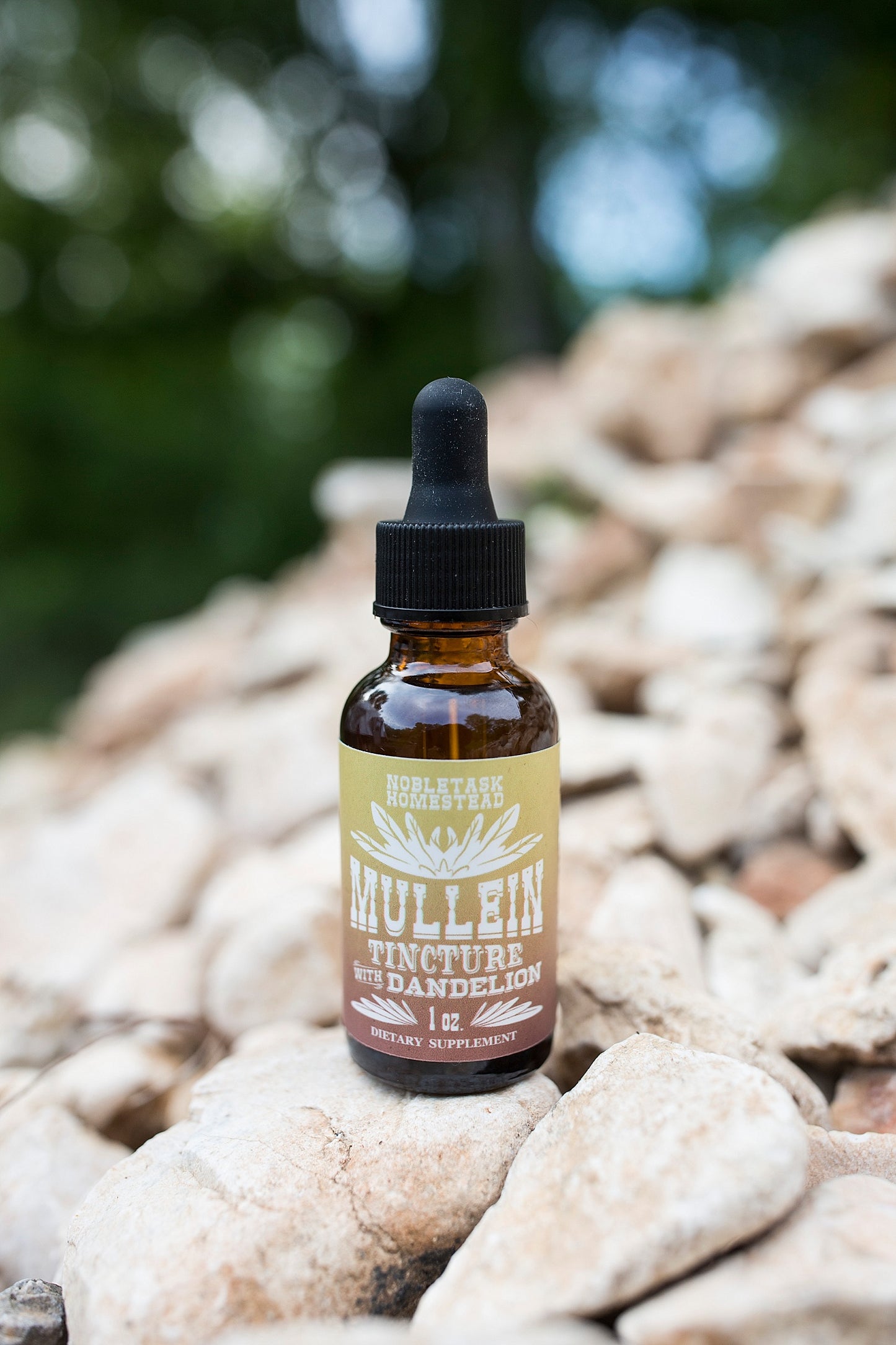 Mullein Tincture with Dandelion - 1 oz Bottle