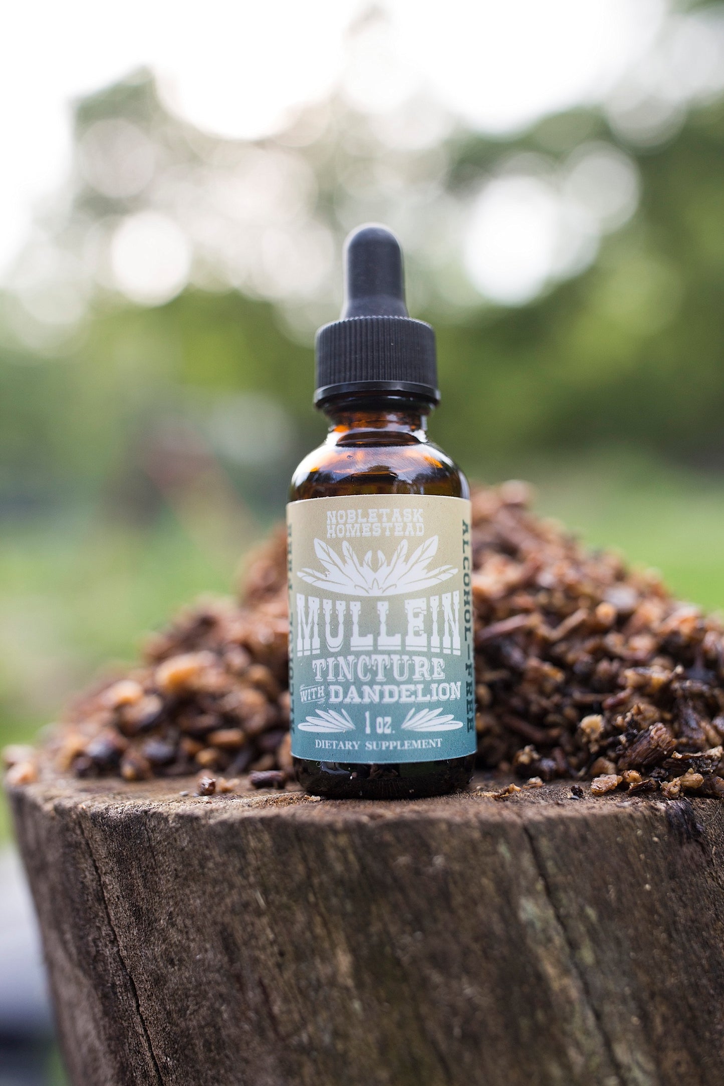 Mullein Tincture with Dandelion - 1 oz Bottle