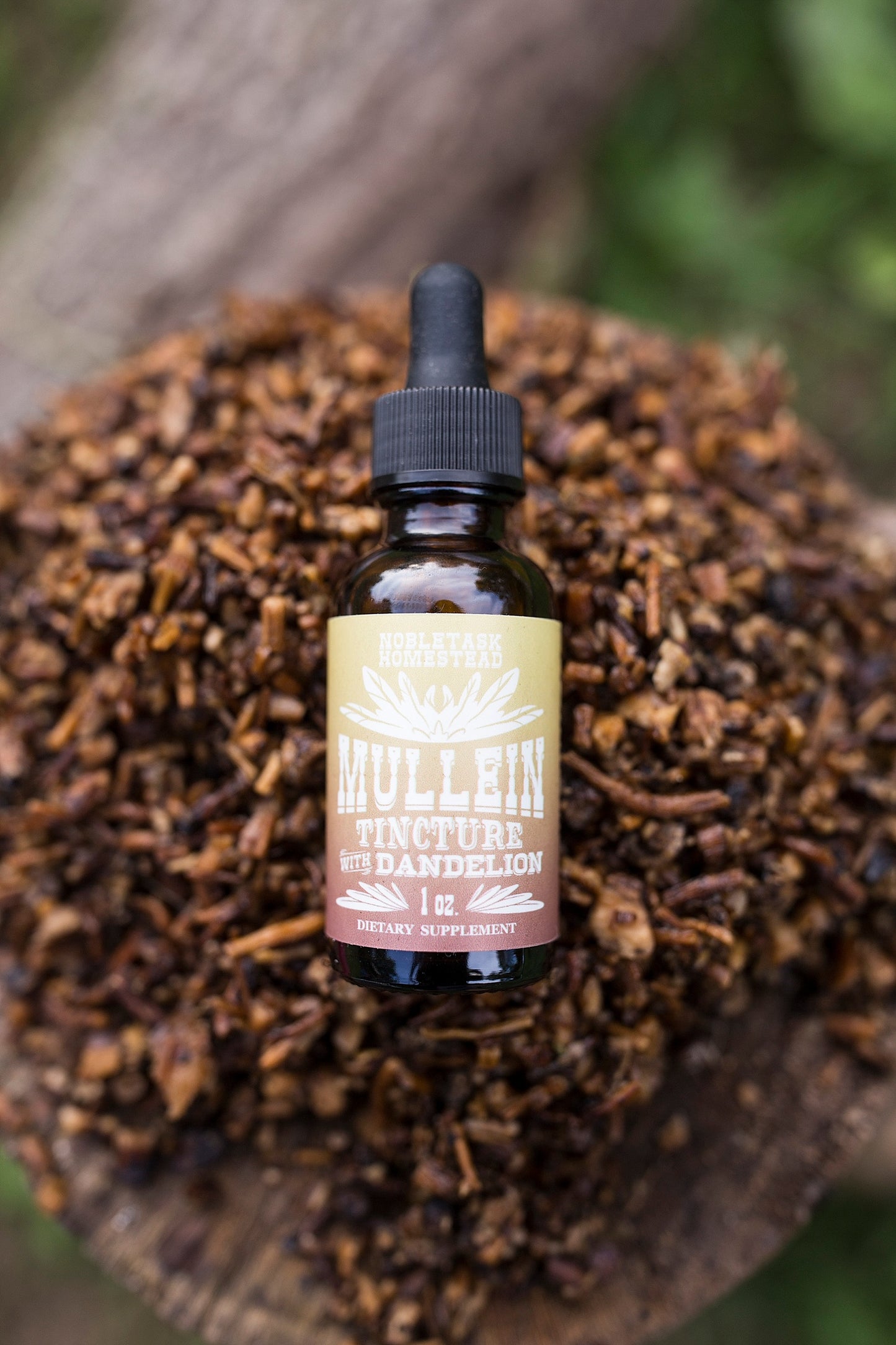 Mullein Tincture with Dandelion - 1 oz Bottle