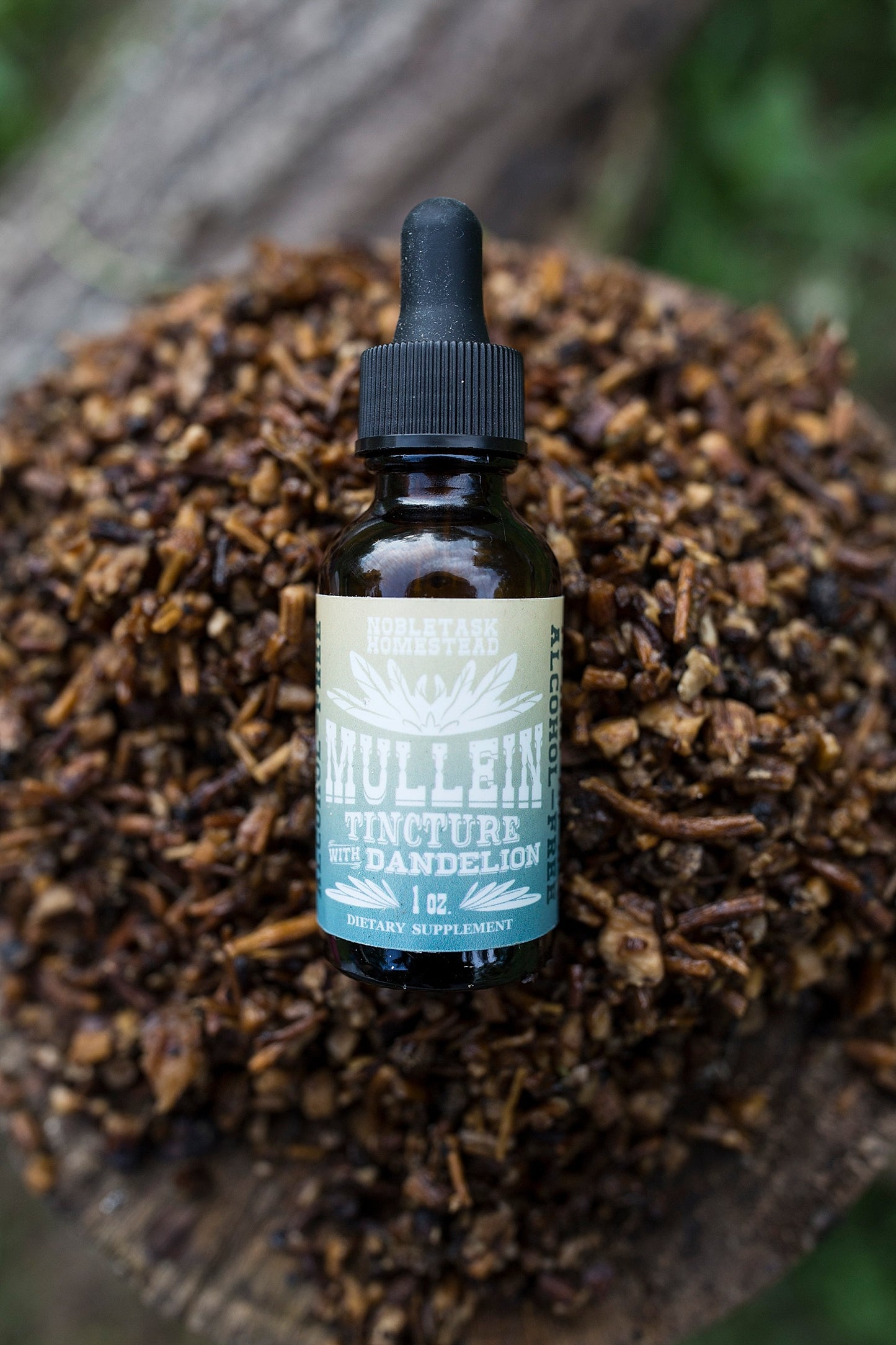 Mullein Tincture with Dandelion - 1 oz Bottle