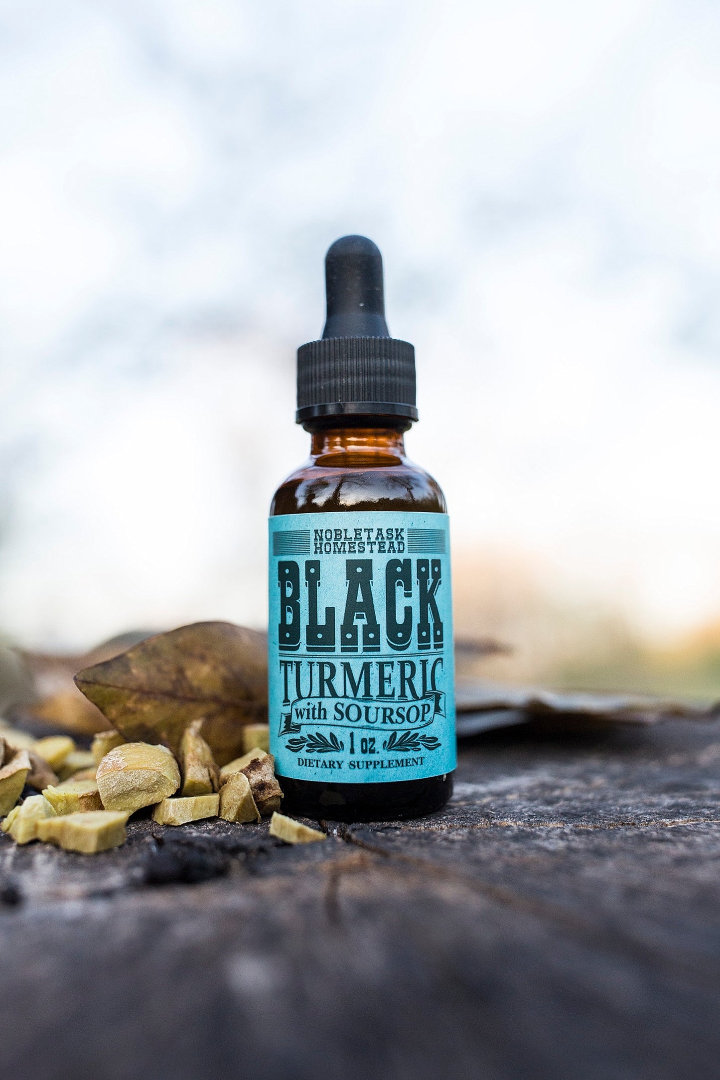 Black Turmeric & Soursop Tincture - 1 oz Btl