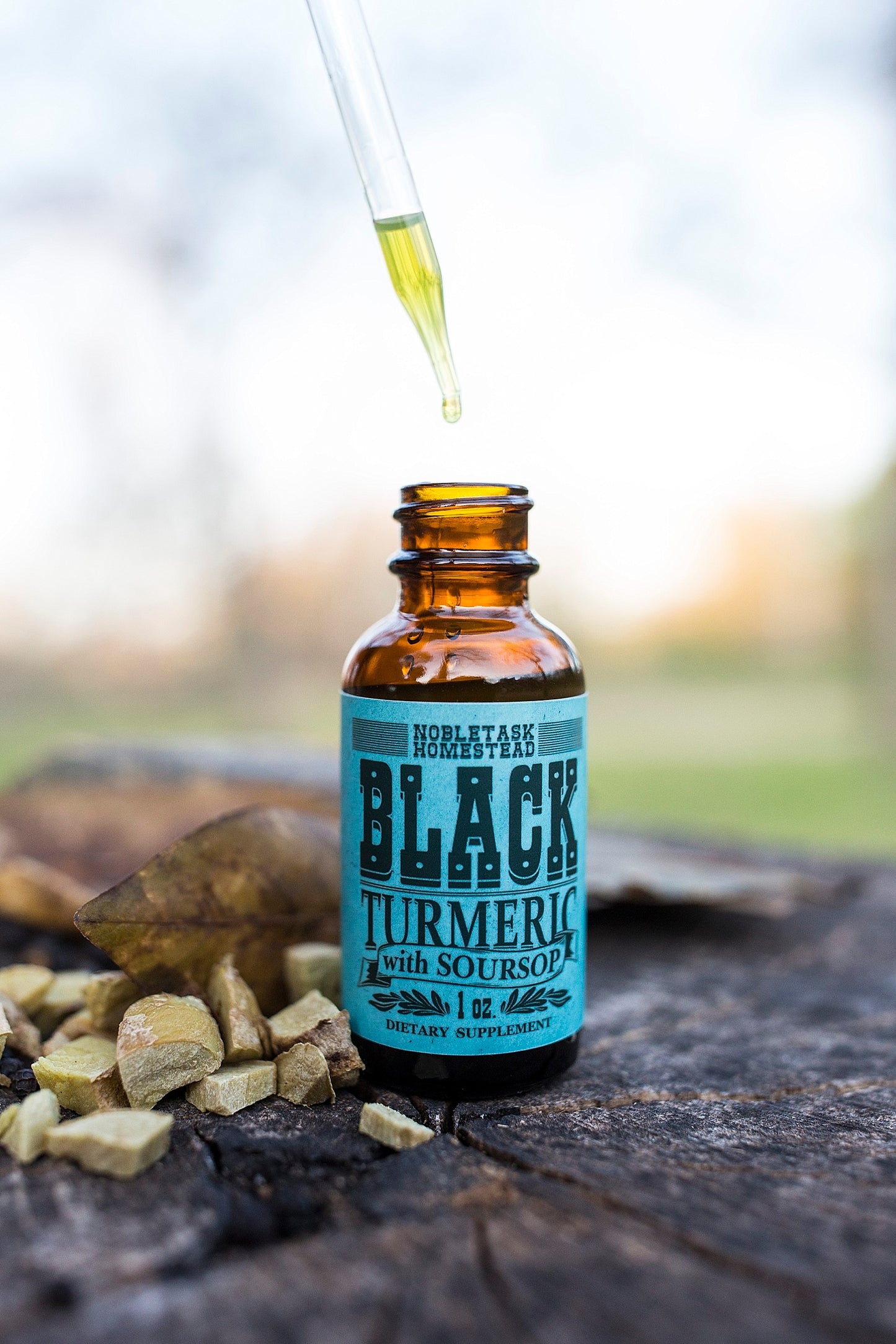 Black Turmeric & Soursop Tincture - 1 oz Btl