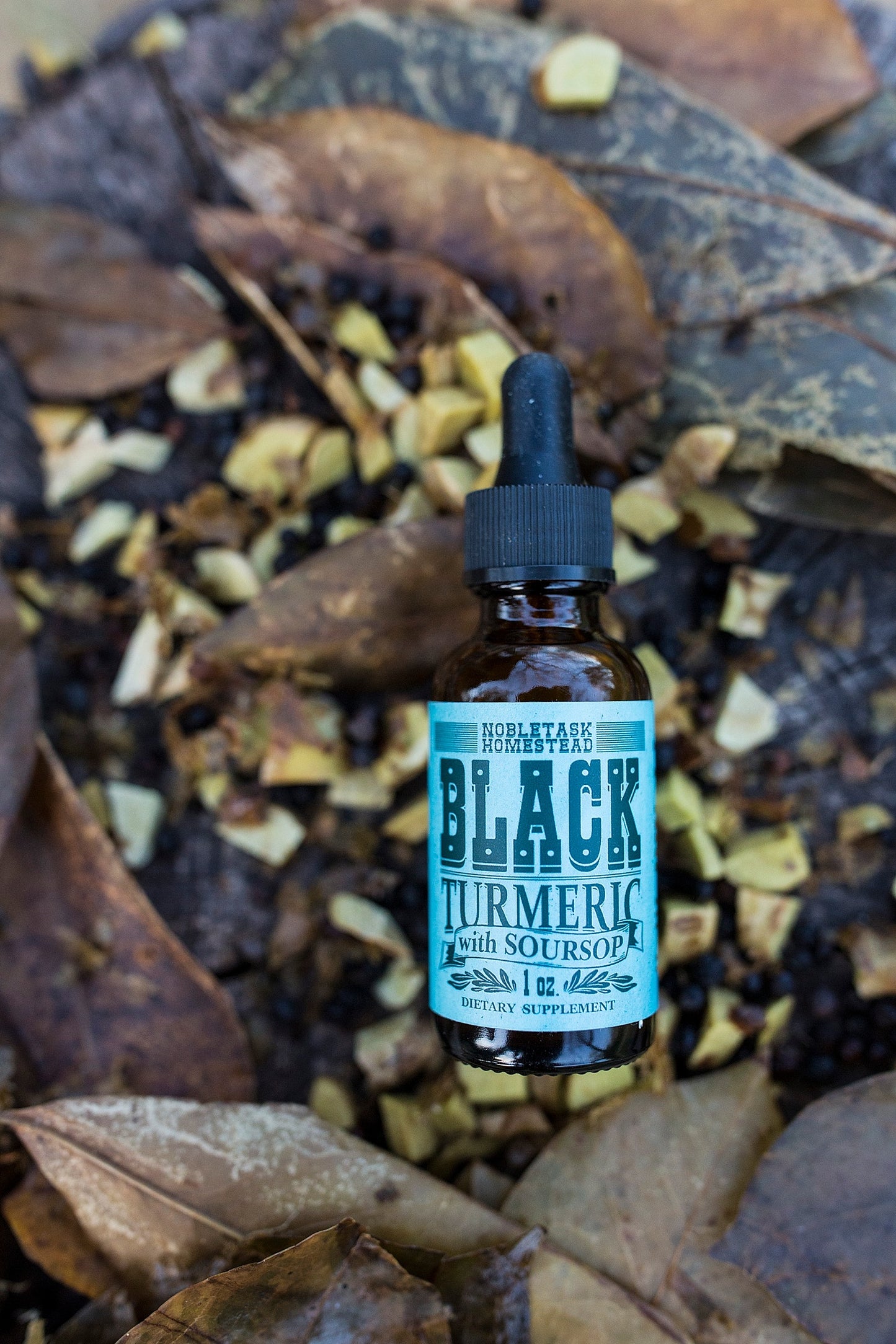 Black Turmeric & Soursop Tincture - 1 oz Btl