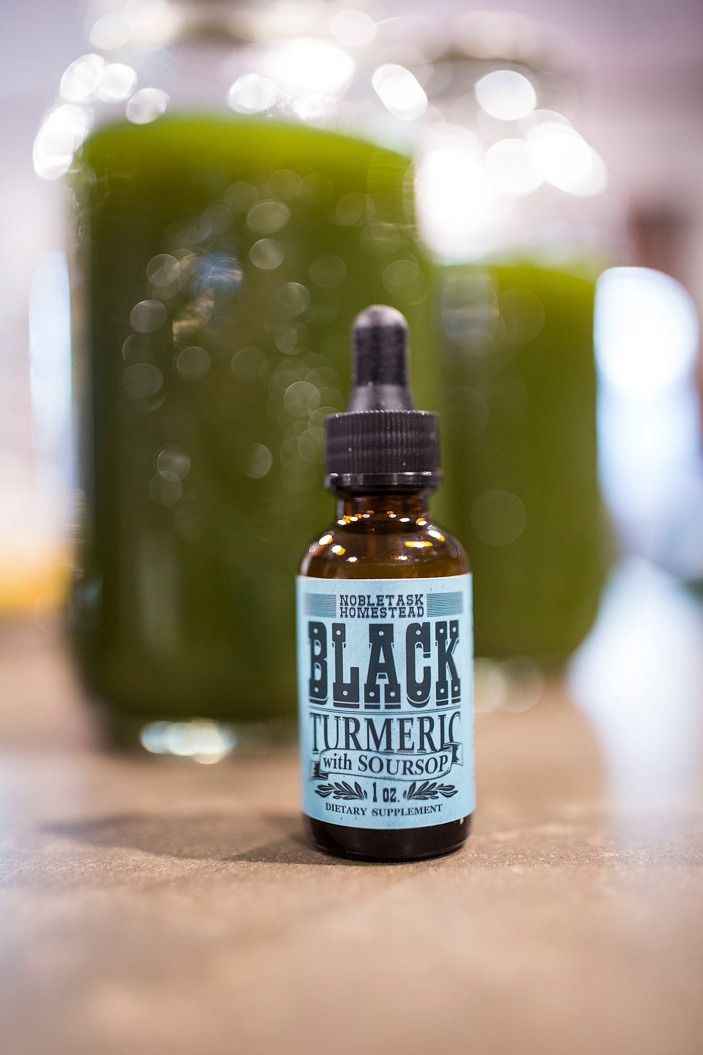 Black Turmeric & Soursop Tincture - 1 oz Btl