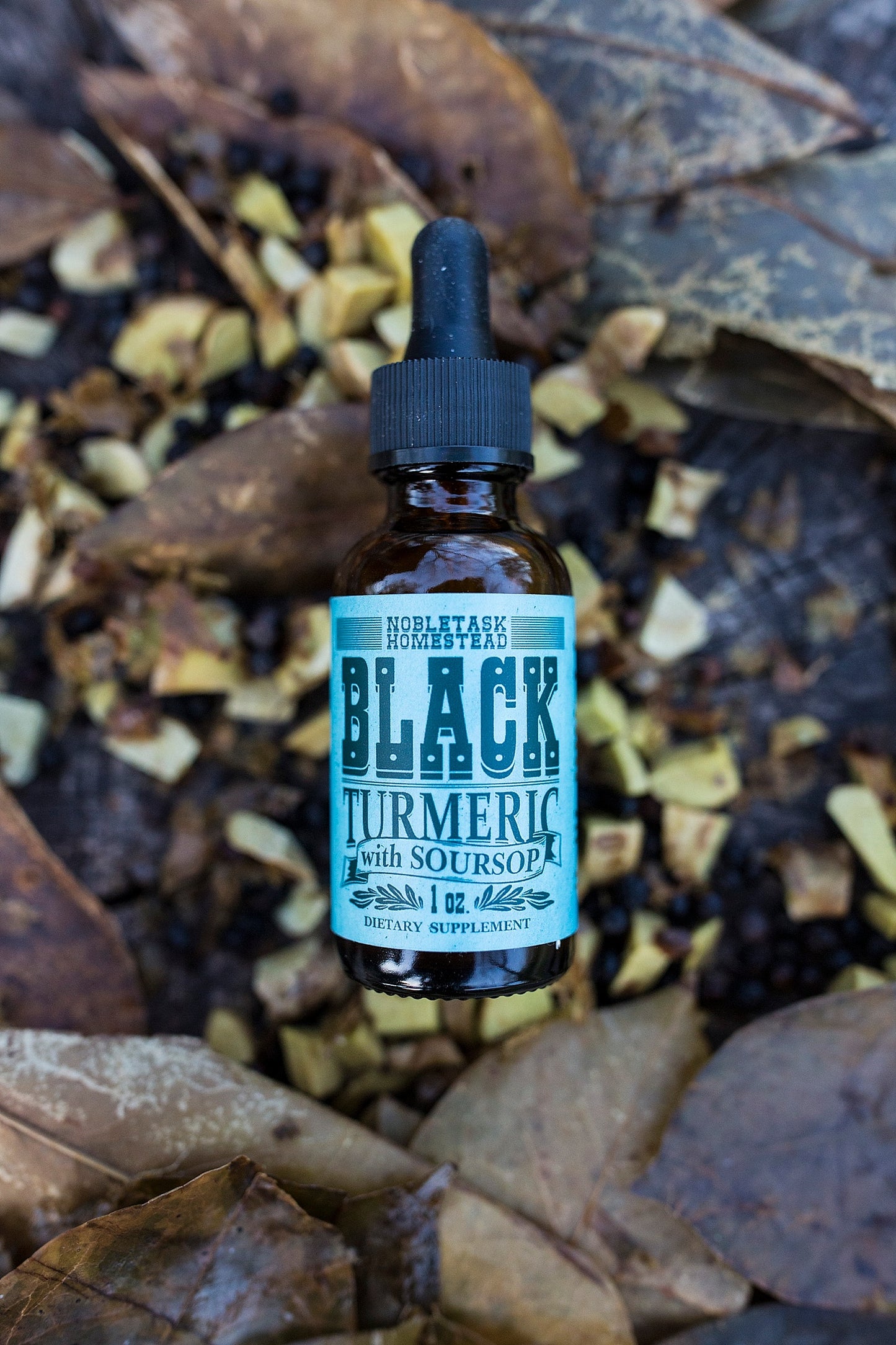 Black Turmeric & Soursop Tincture - 1 oz Btl