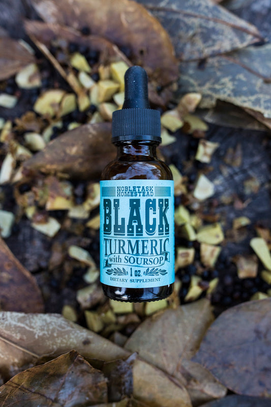 Black Turmeric & Soursop Tincture - 1 oz Btl