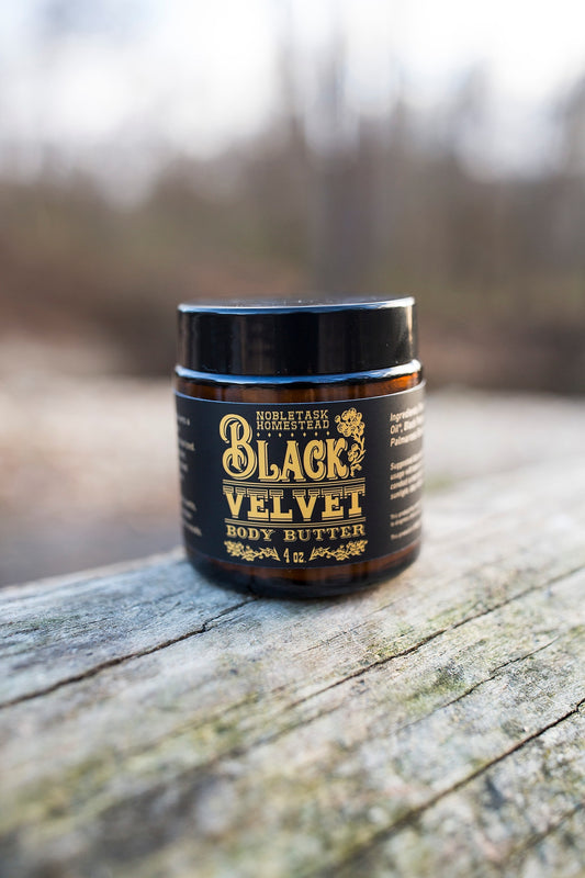 Black Velvet Body Balm - 4 oz jar