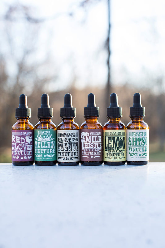 A Set Of The Main 6 Tinctures - Six 1oz Bottles